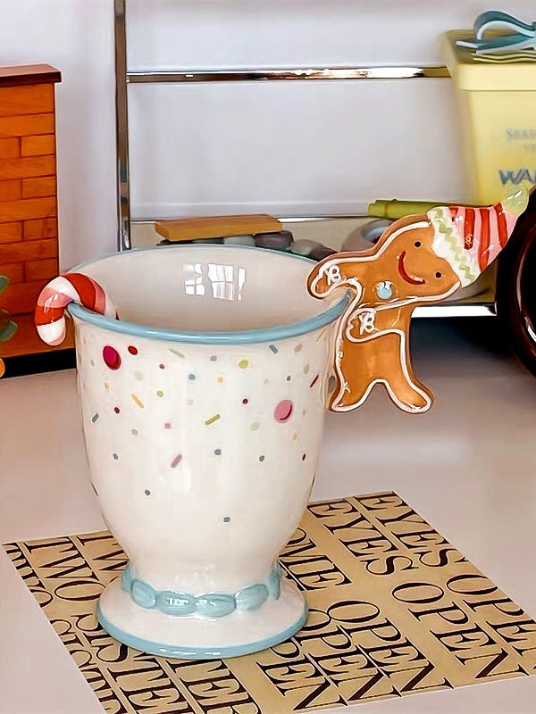 Gingerbread Man Ceramic Cup