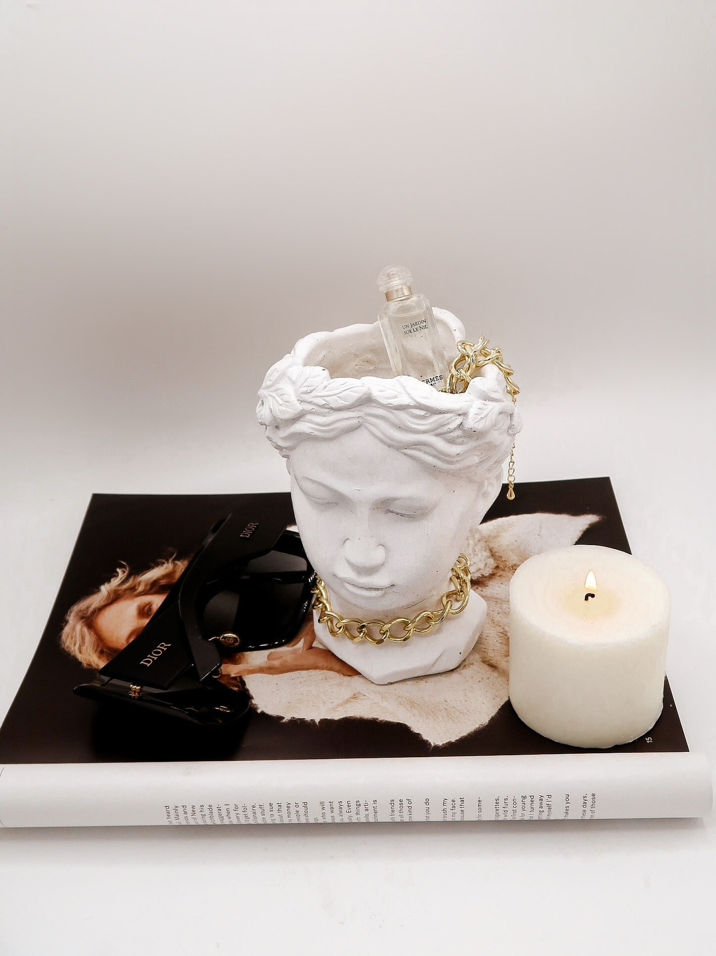 Lavinia Bust Candle Holder