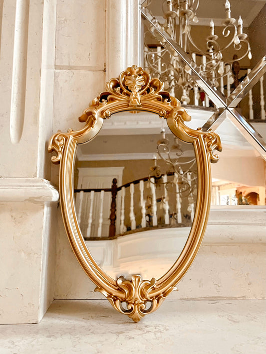 Vintage Luxurious Gold Mirror