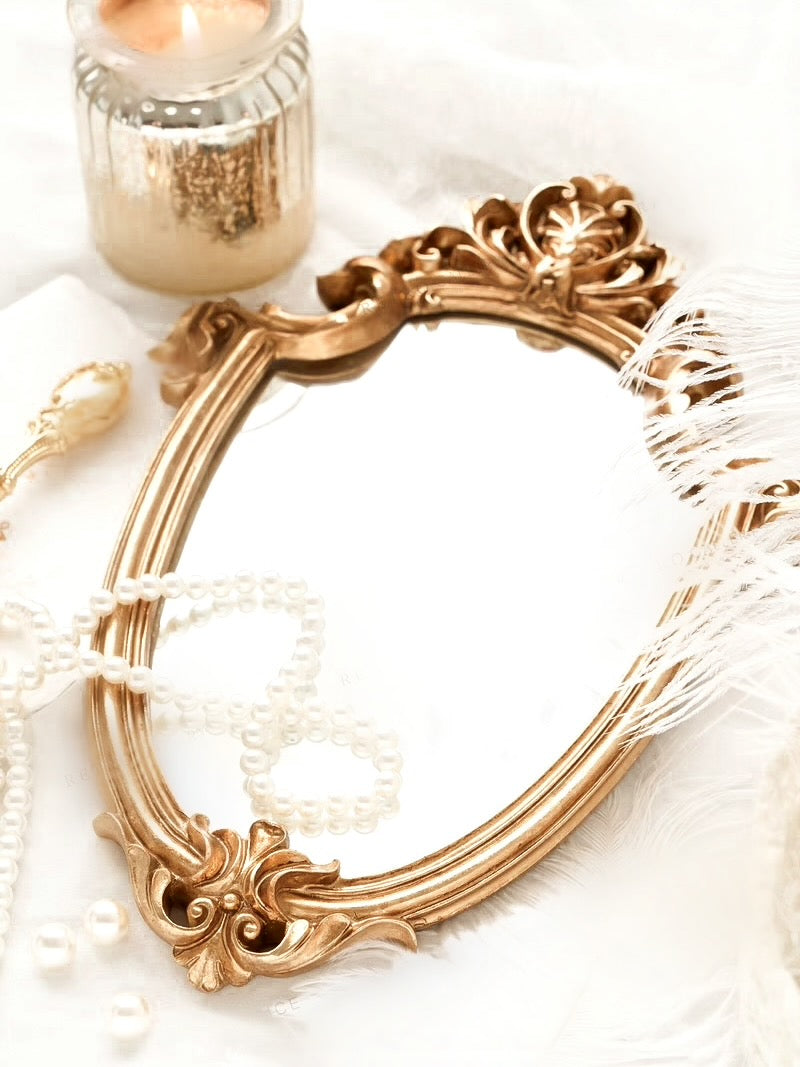 Vintage Luxurious Gold Mirror