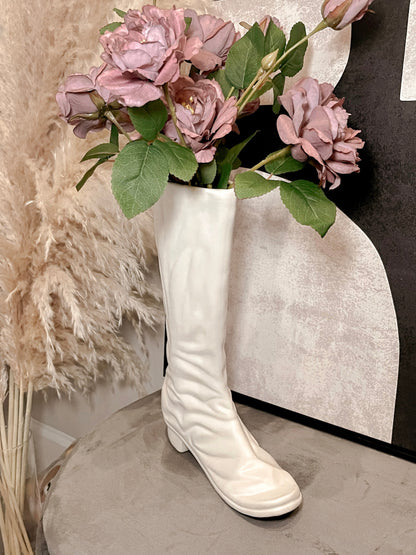 Ceramic Boot Vase - Handcrafted