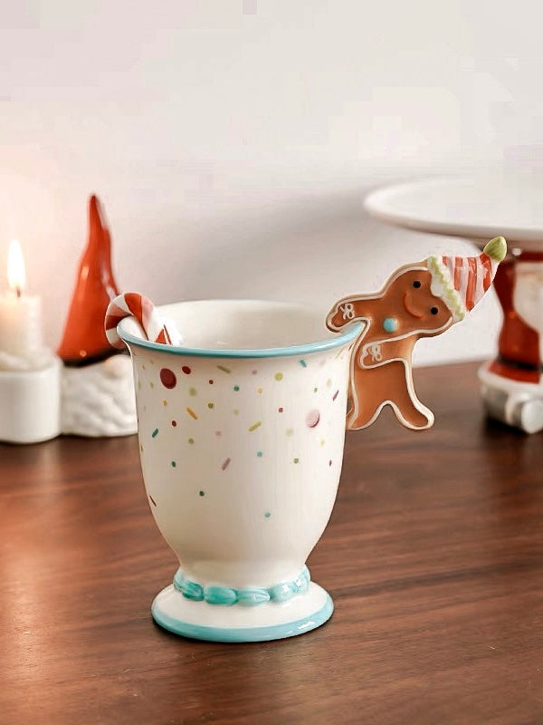 Gingerbread Man Ceramic Cup