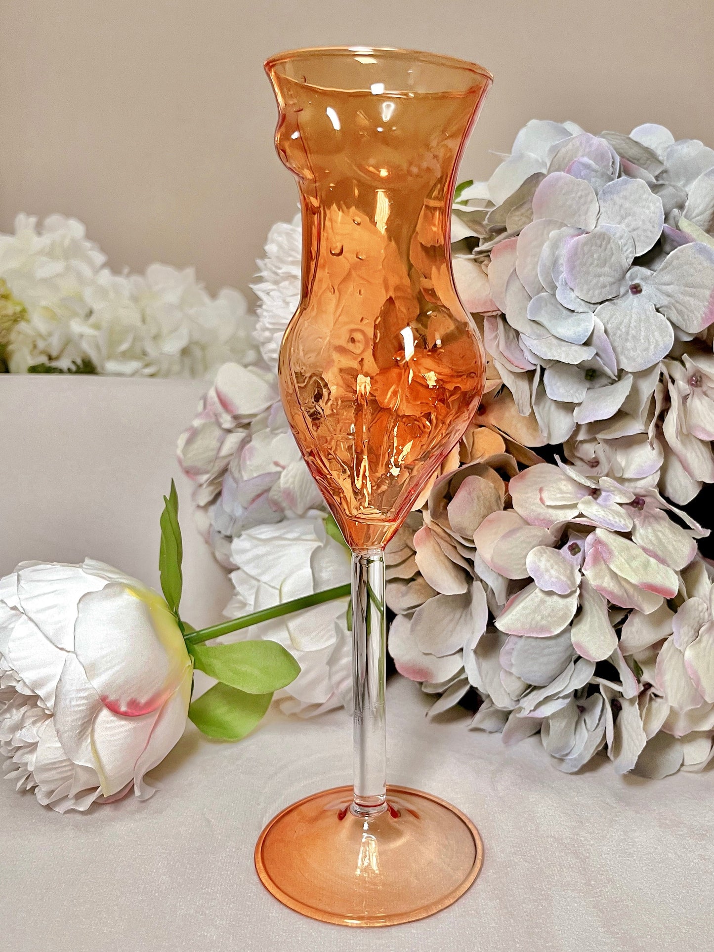 The Lady Glass Cup Set in Brown- Handblown