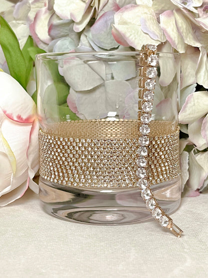 Giuliana Diamond Glass Cup -Handmade