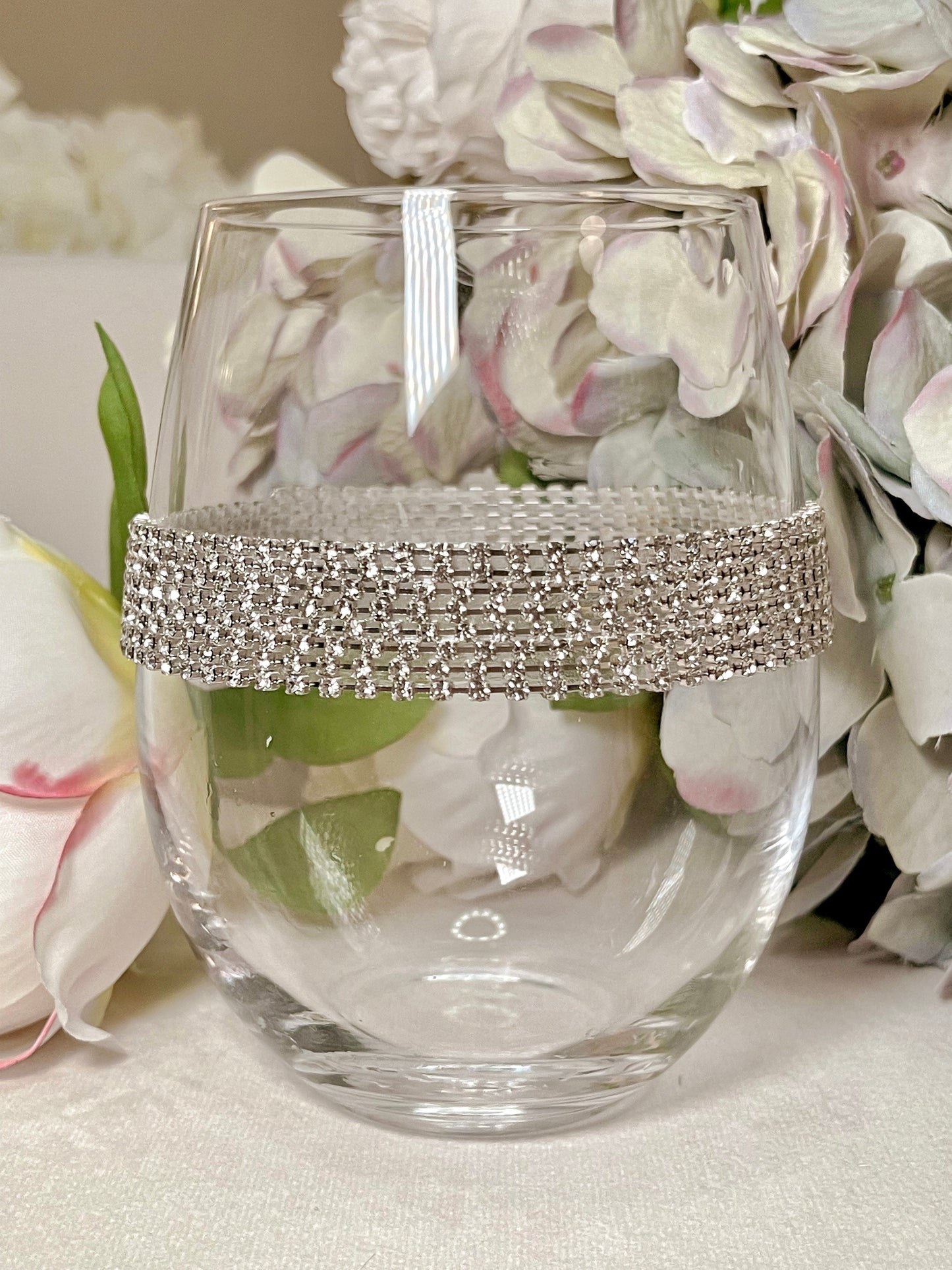 Florence Diamond Glass Cup -Handmade